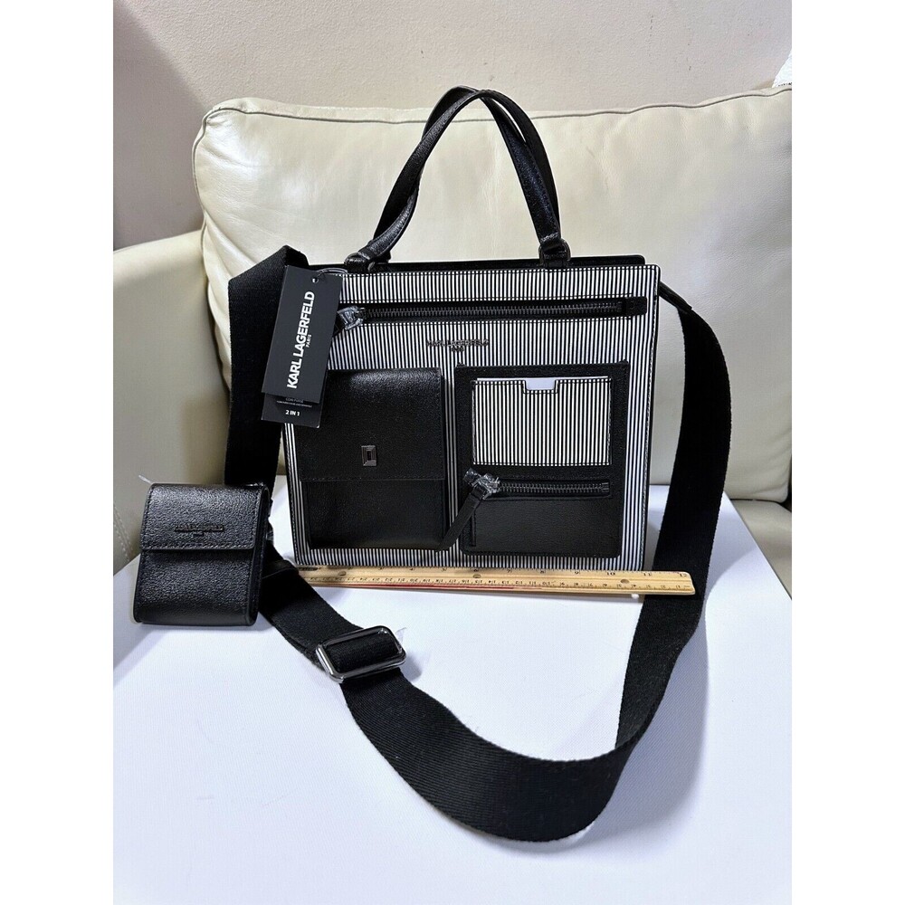 NWT Original $298 Karl Lagerfeld Paris BAG Porte satchel Crossbody